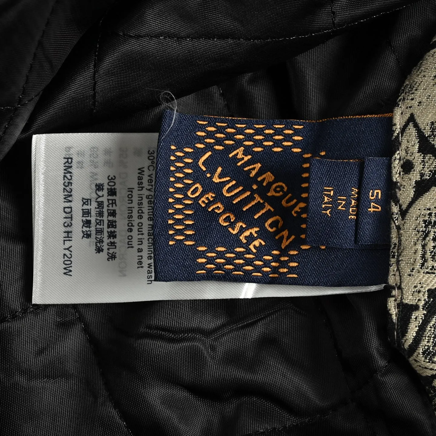 Louis Vuitton/Louis Vuitton all-over embroidered old flower lapel jacket